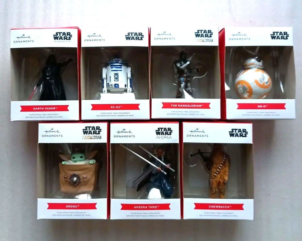 ホ－ルマ－ク　オ－ナメント(スターウォーズ 7点セット)