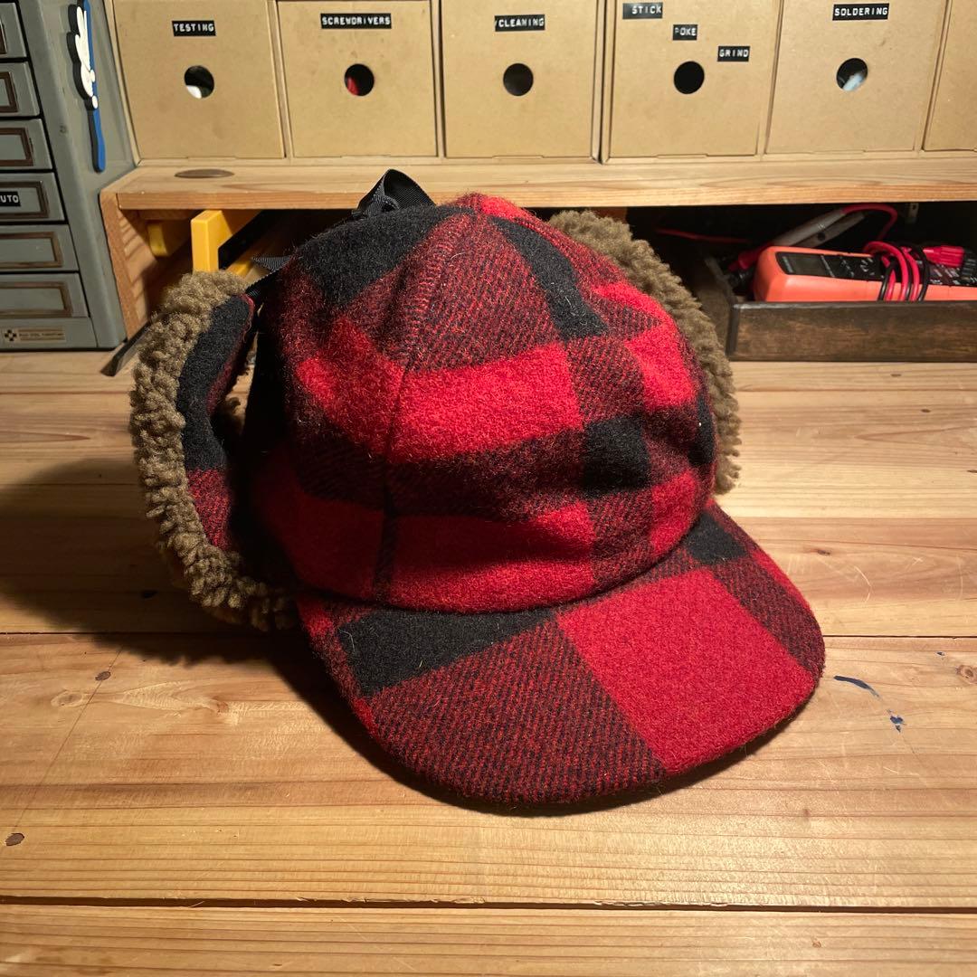 POLO Ralph Lauren チェックフライトキャップ USA製 90s