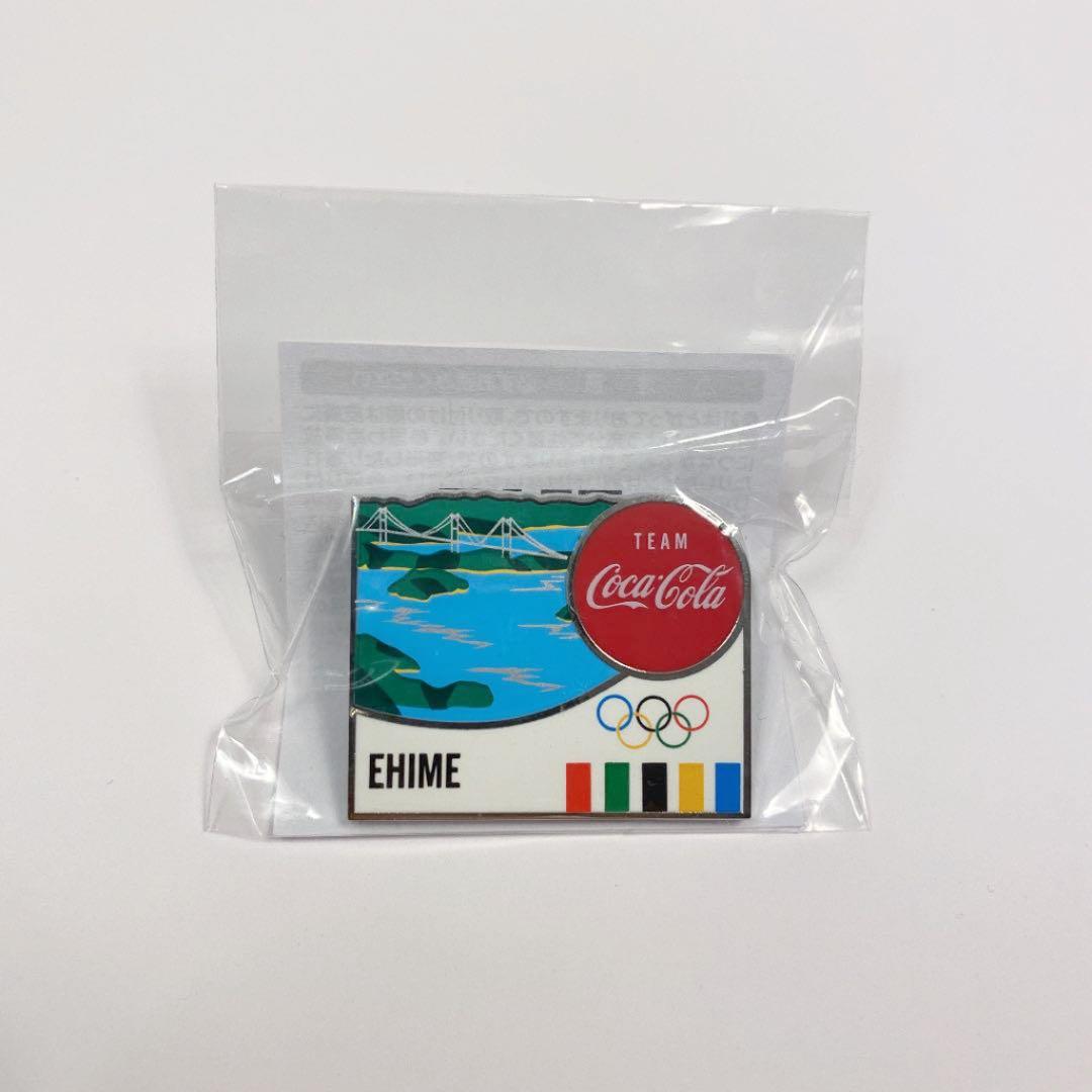 コカコーラ 東京オリンピック ピンバッジ 都道府県 愛媛県 - メルカリ