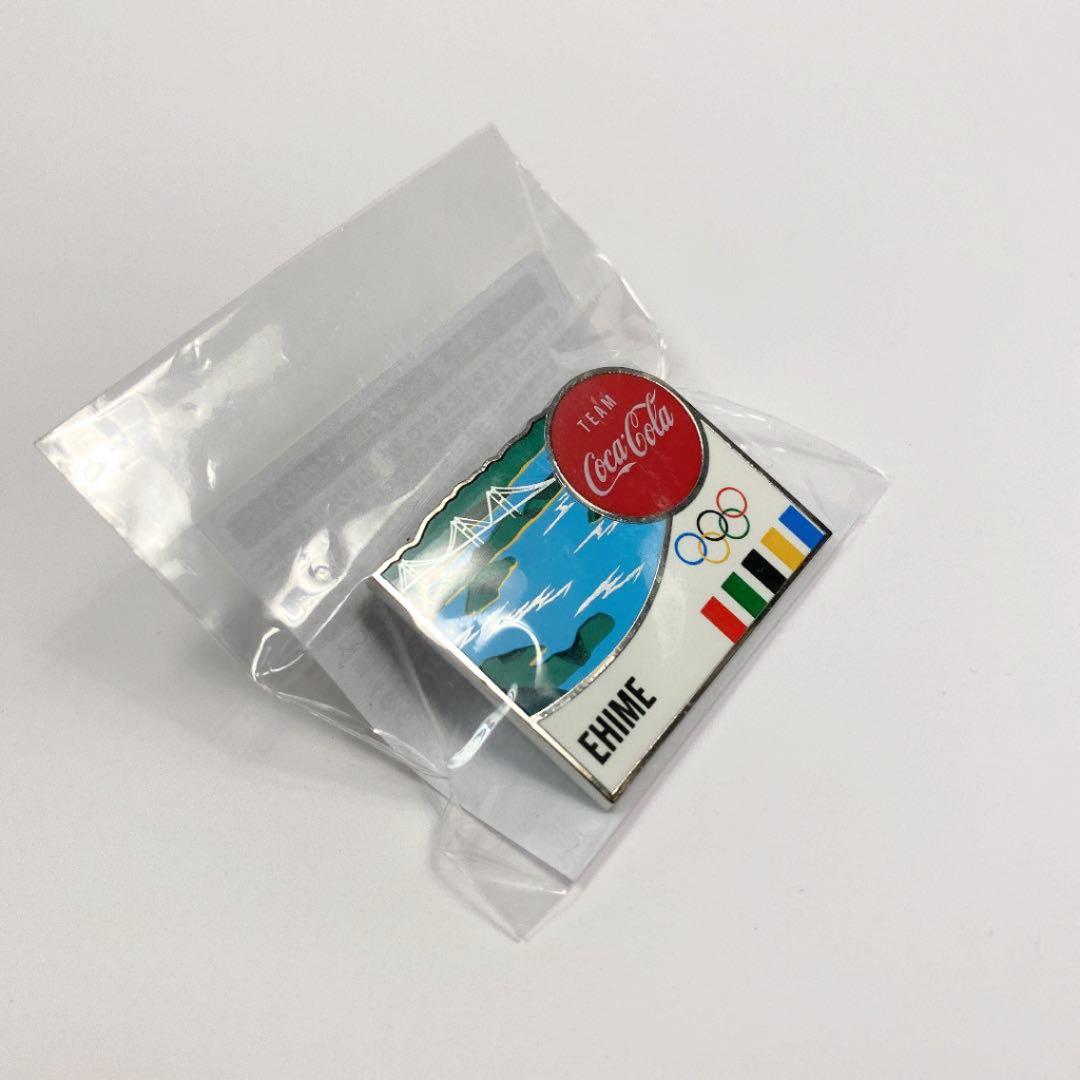 コカコーラ 東京オリンピック ピンバッジ 都道府県 愛媛県 - メルカリ