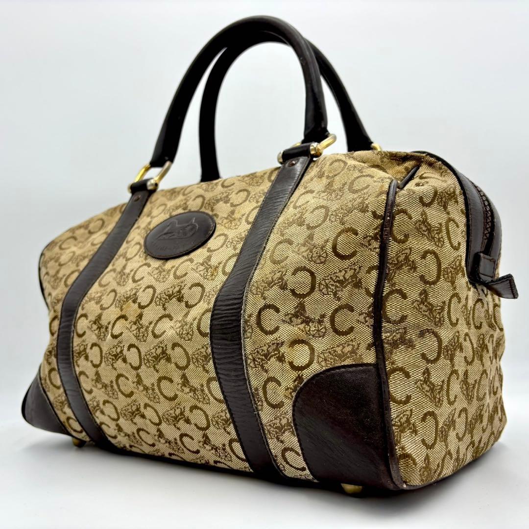 CELINE セリーヌ オールド ハンドバッグ ミニボストン マカダム 馬車