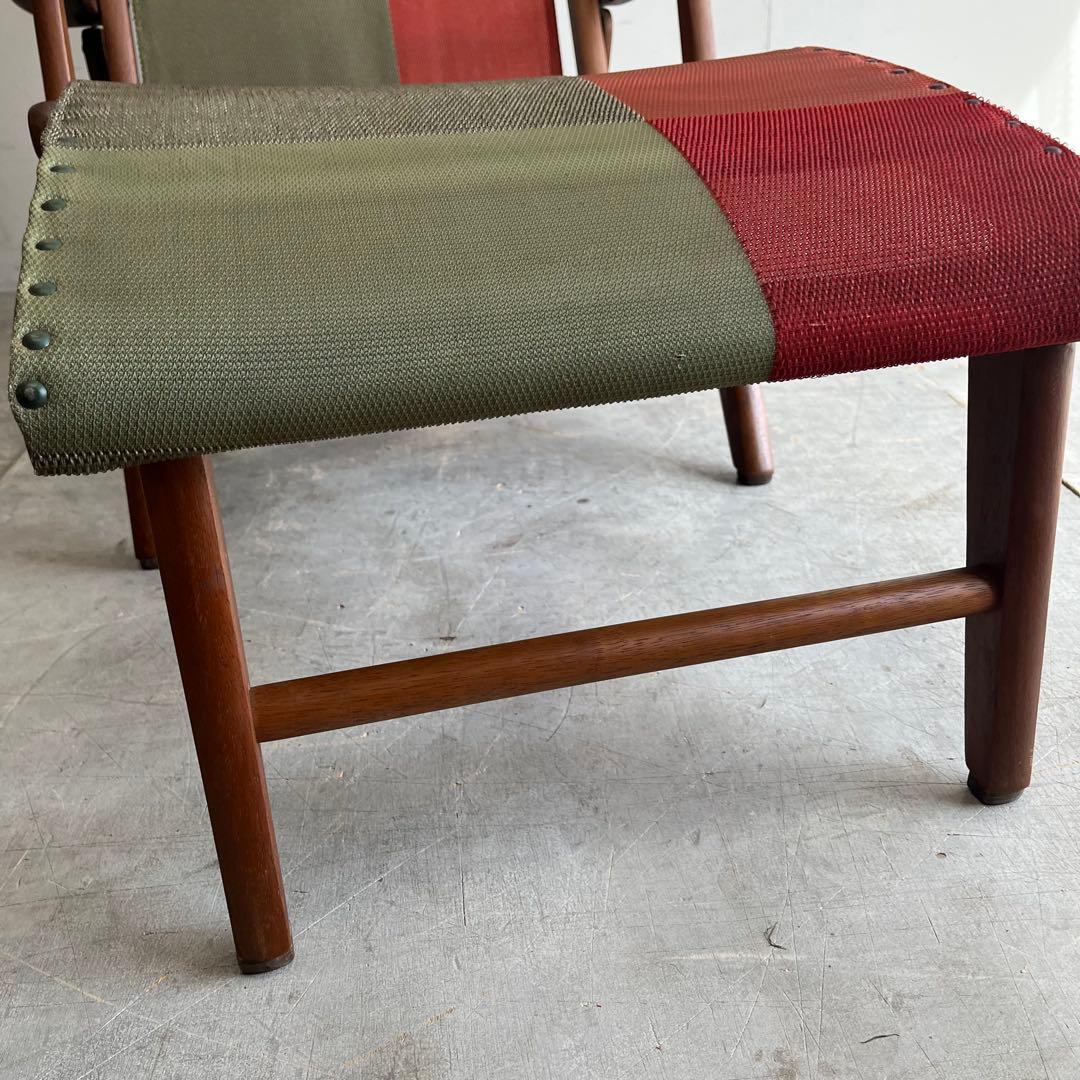 ヴィンテージ オールド マルニ デッキチェア オアシス 折り畳み z492