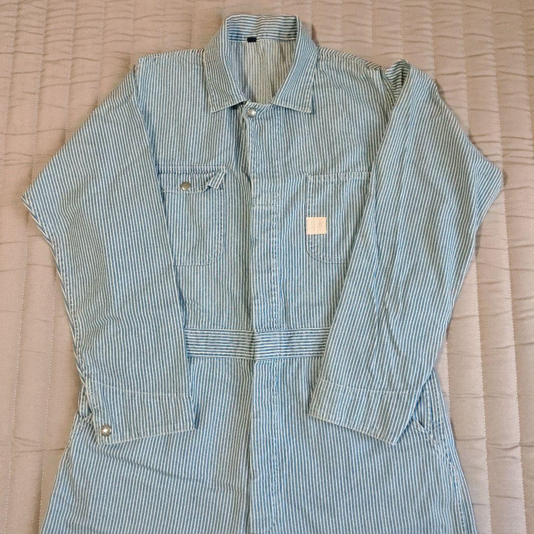 ブルーウェイ つなぎ ヒッコリー デニム ヴィンテージ オールインワン