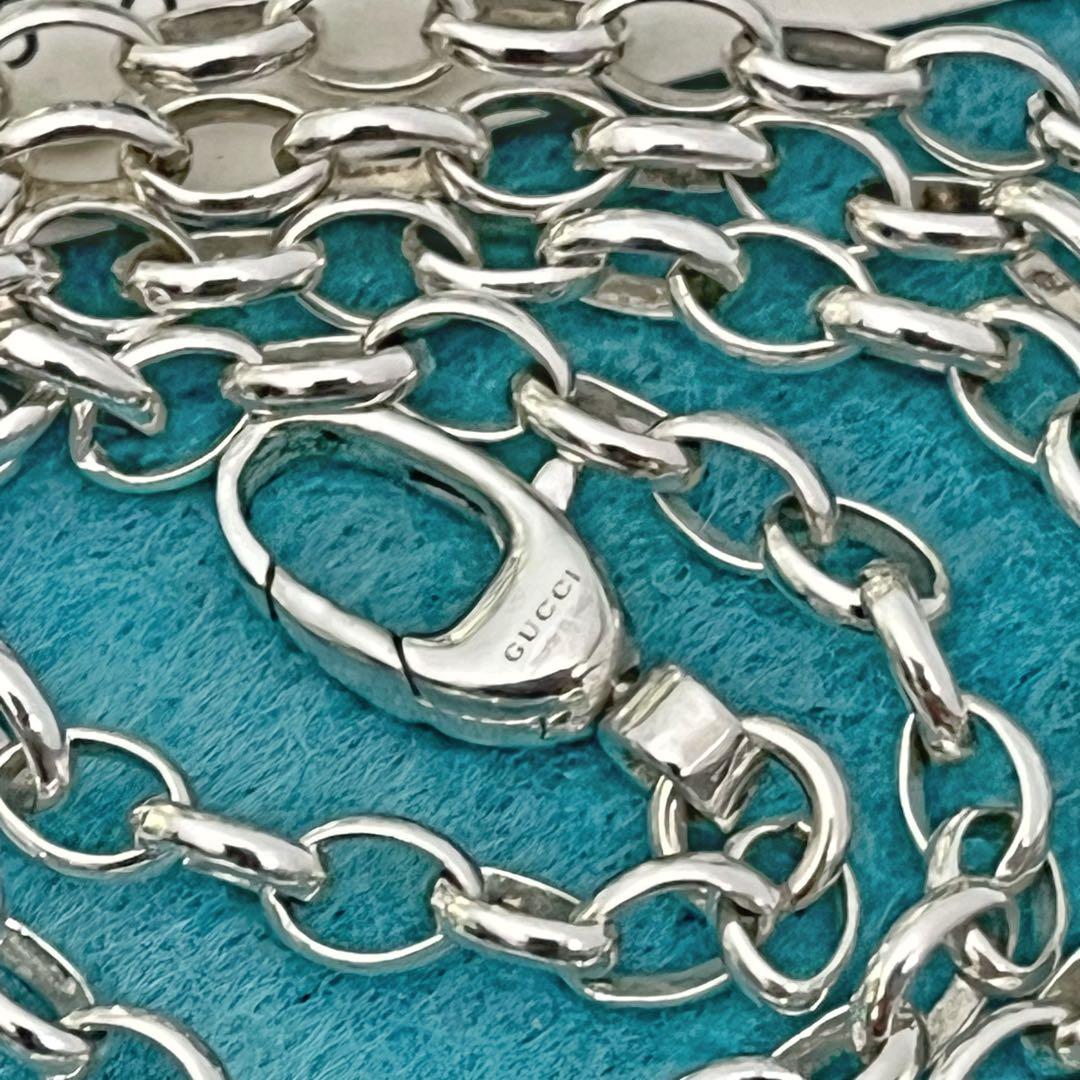 極美品‼️GUCCI 3.2ミリ シルバー925チェーンネックレス