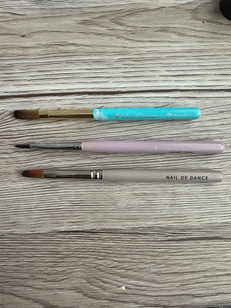 アクリルスカルプブラシ　3本セット