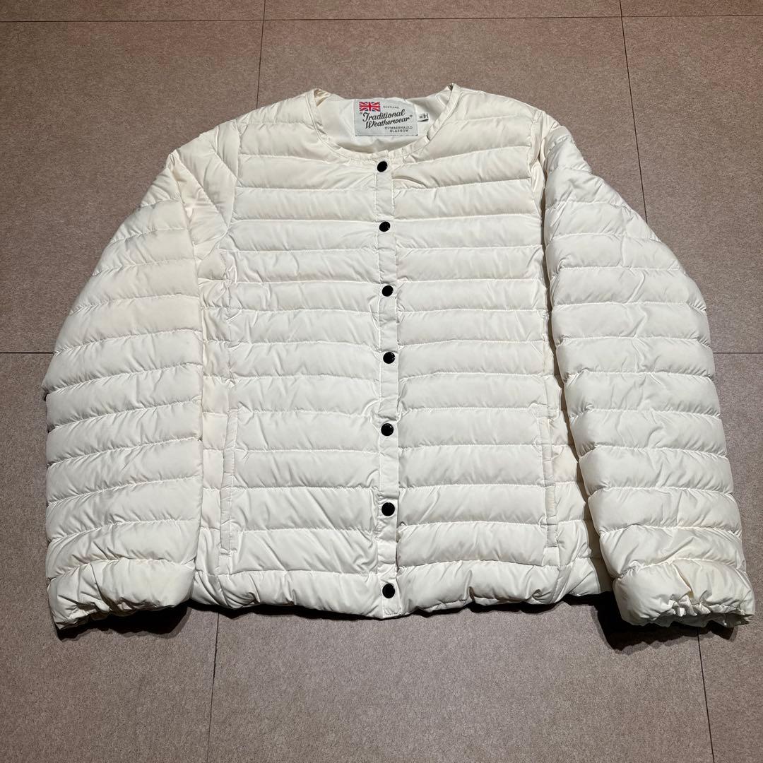 Traditional Weatherwear ライトダウンジャケット　白　36