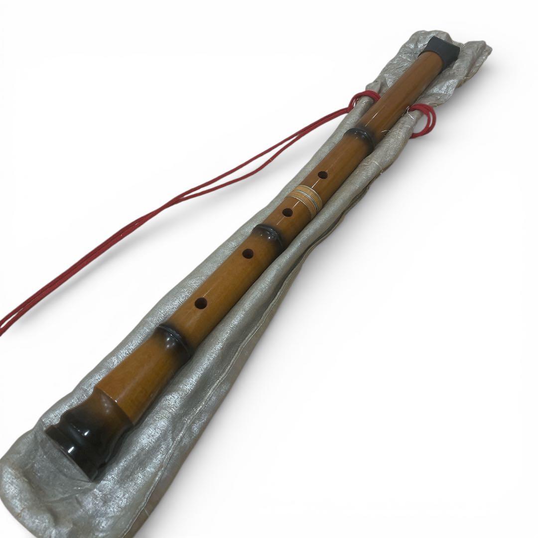 尺八 琴古流 ワダ楽器 2尺1寸 銘あり 二分割 和楽器 - メルカリ