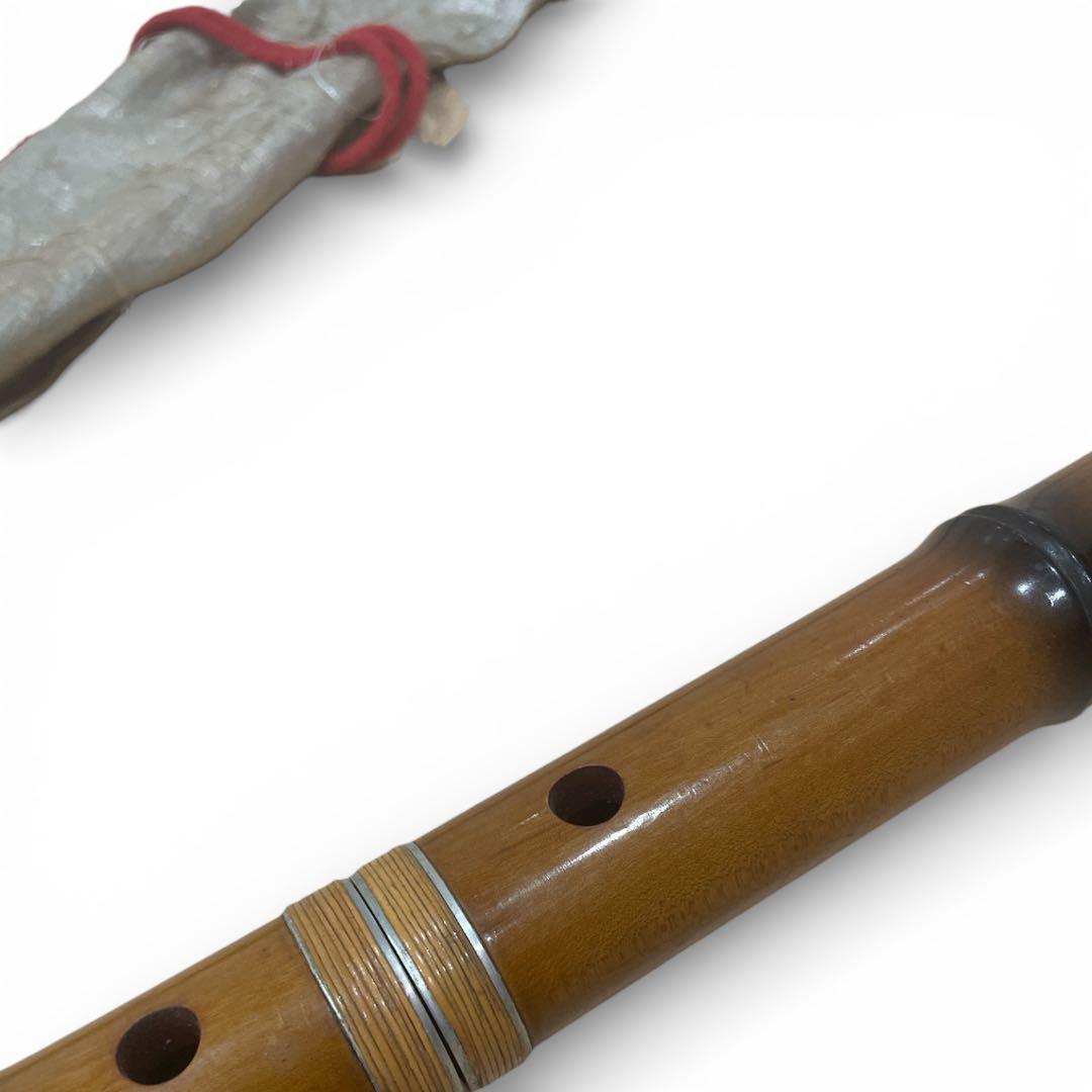 尺八 琴古流 ワダ楽器 2尺1寸 銘あり 二分割 和楽器 - メルカリ