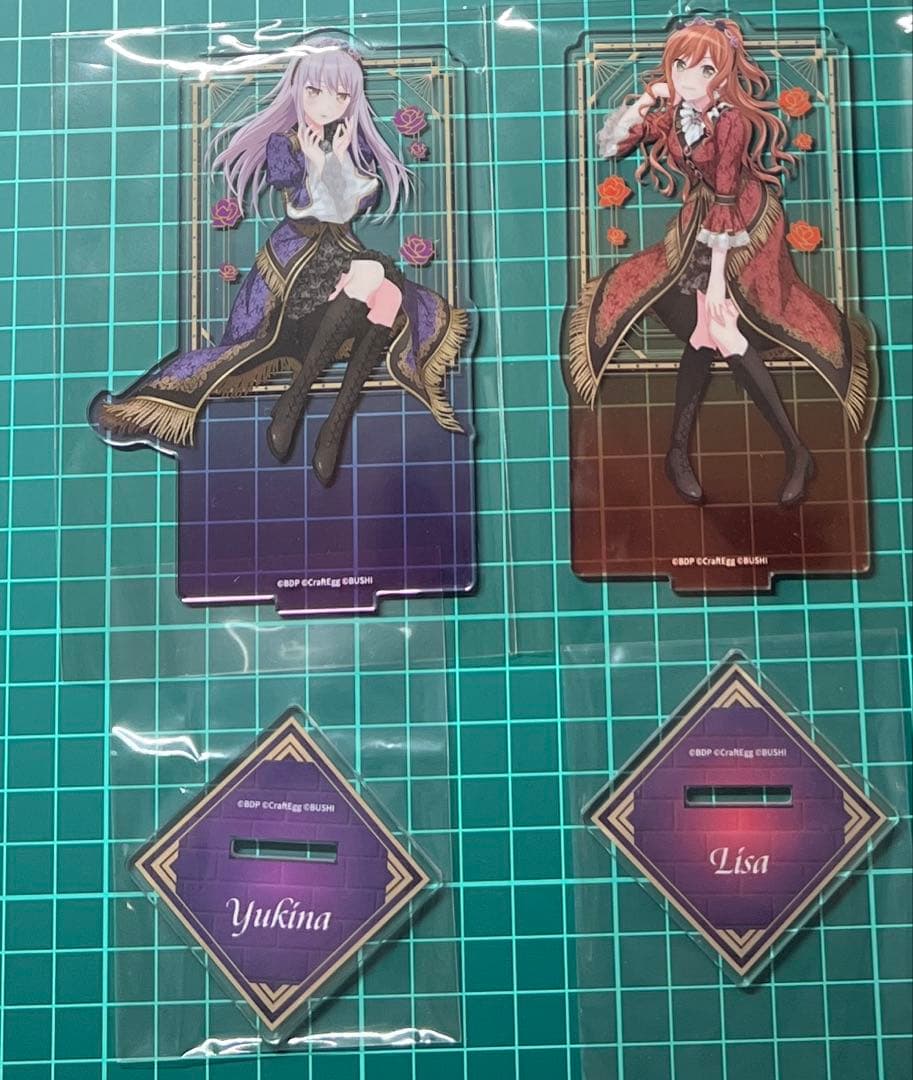 バンドリ Roselia Farbe アクリルスタンド 湊友希那 今井リサ - メルカリ