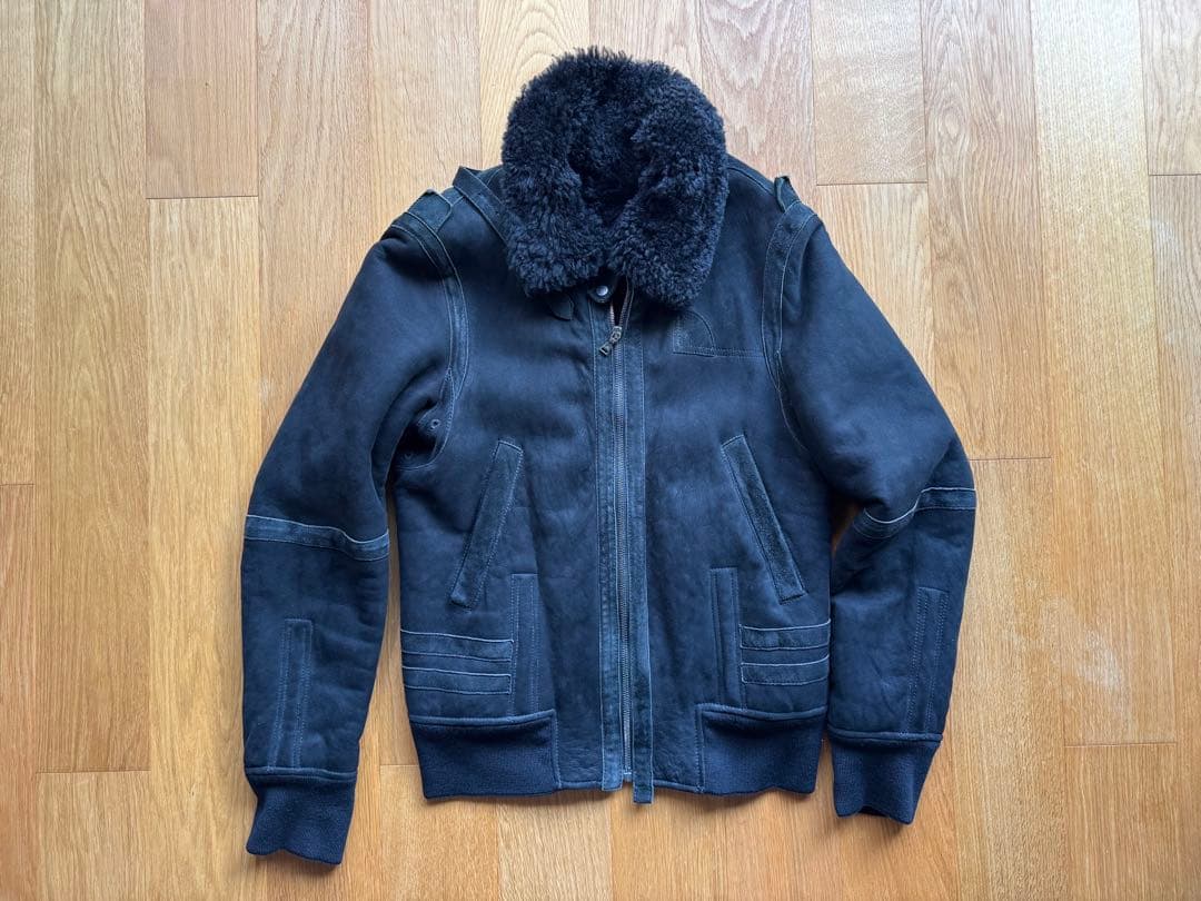 NEIL BARRETT ムートンレザージャケット XS