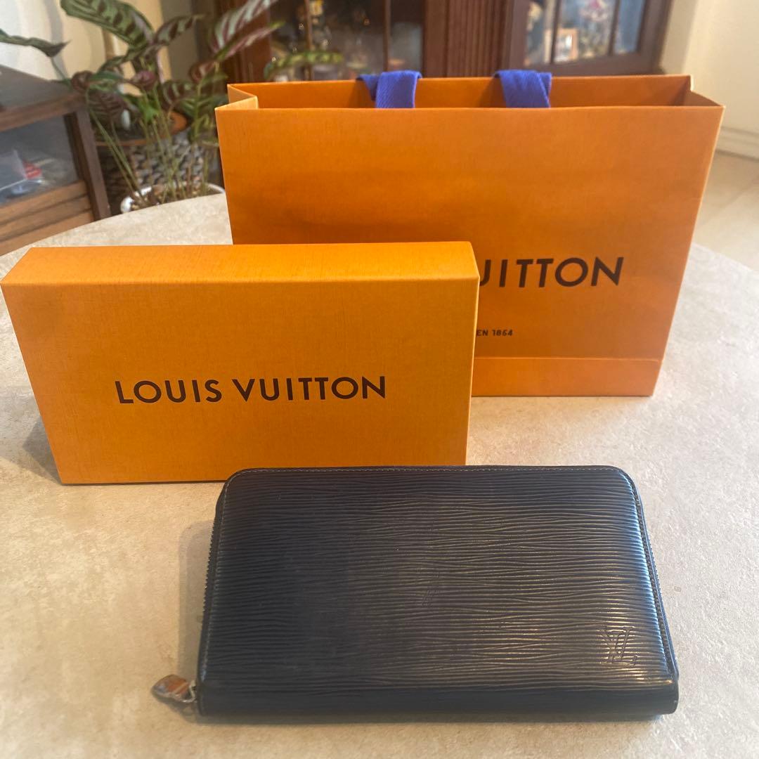 【正規品】ルイヴィトン エピ ジッピーウォレット 長財布 ネイビー 紺 LV