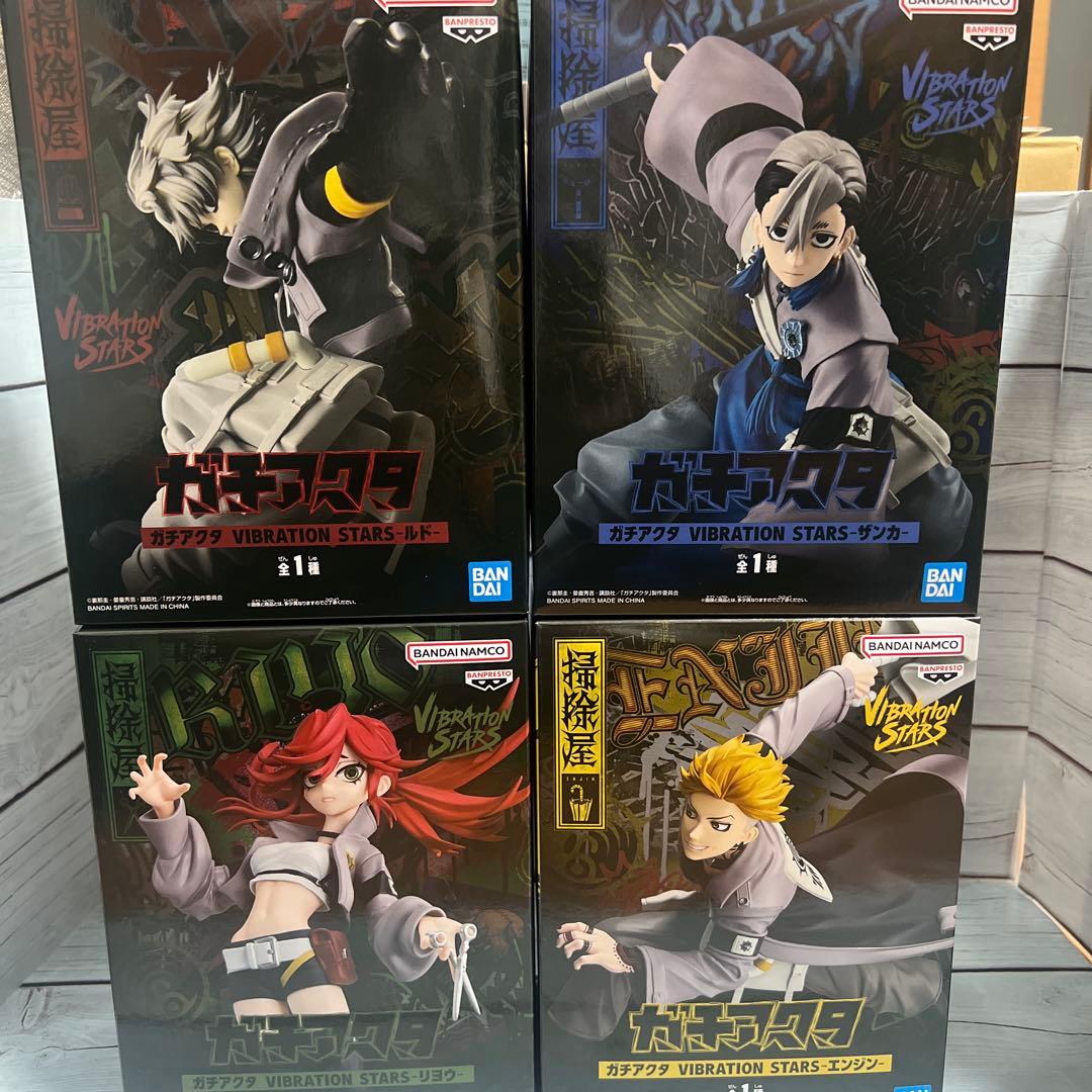 ガチアクタ　フィギュア　4点　ルド　ザンカ　エンジン　リヨウ