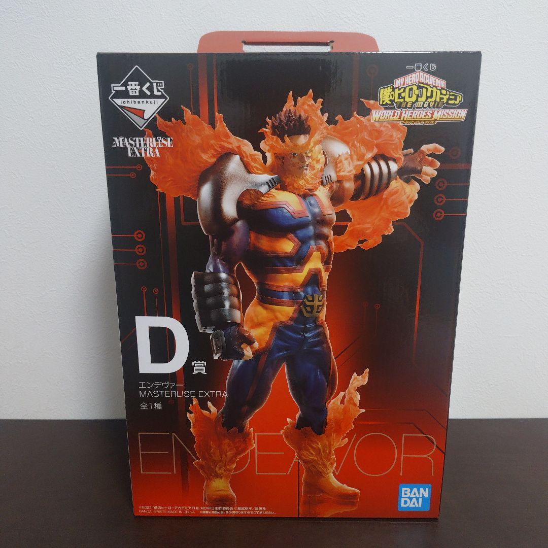 一番くじ 僕のヒーローアカデミア D賞 エンデヴァー フィギュア 一番くじ 僕のヒーローアカデミア THE MOVIE WORLD HEROES' MISSION D