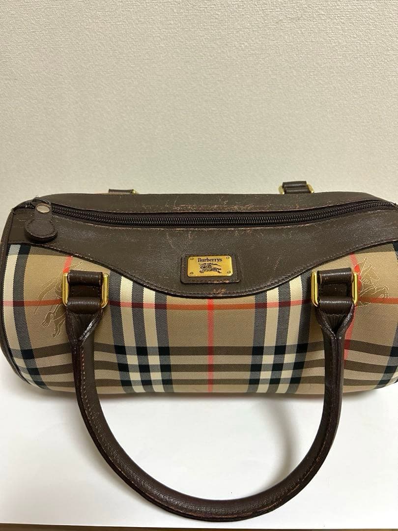 Burberry バーバリー チェック柄 ノバチェック ダッフルバッグ