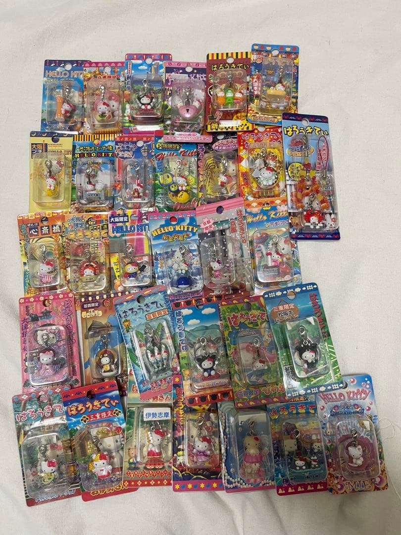 ハローキティ ファスナーマスコット　近畿地方32点セット