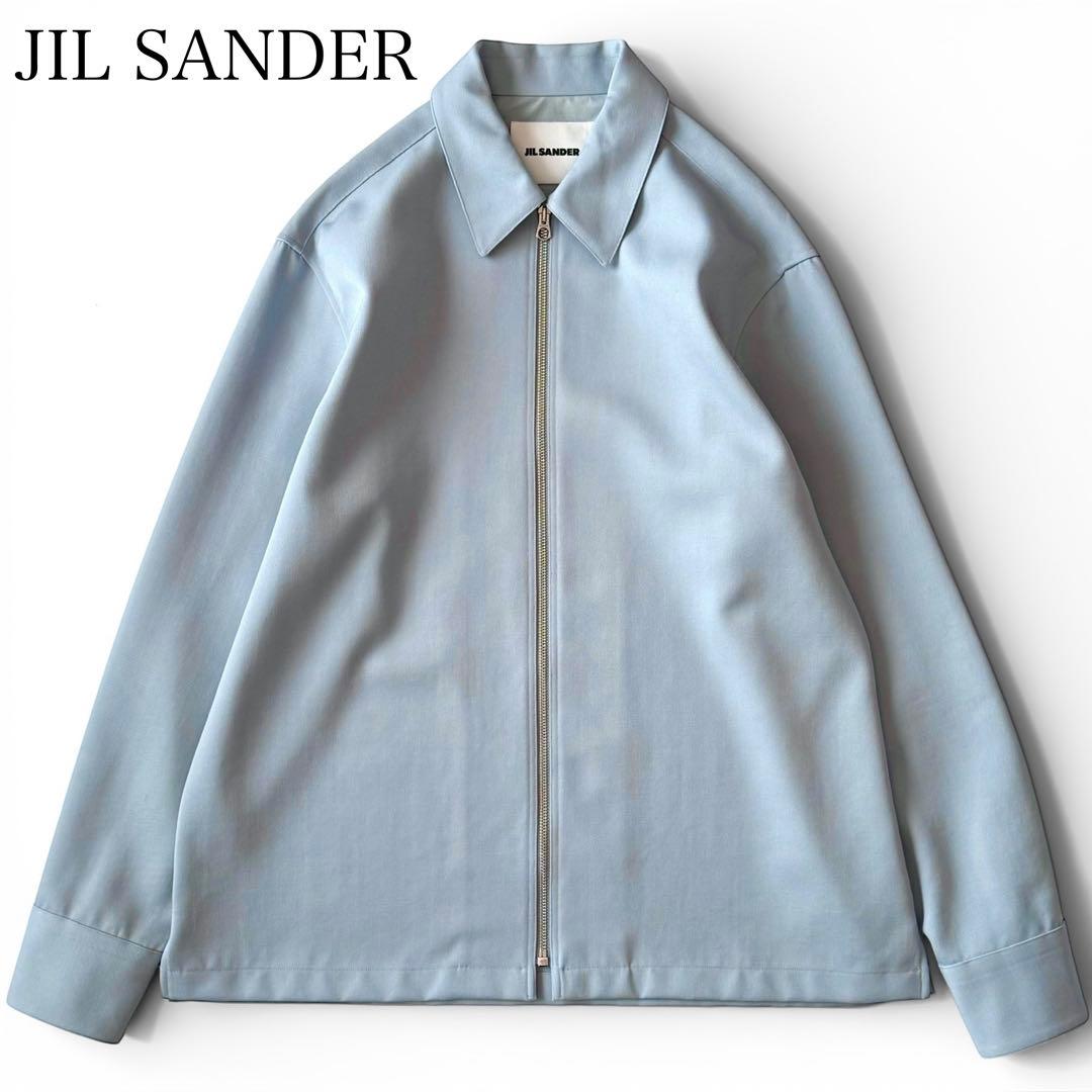 【23SS】JIL SANDER ジップアップ シャツジャケット ブルゾン 40