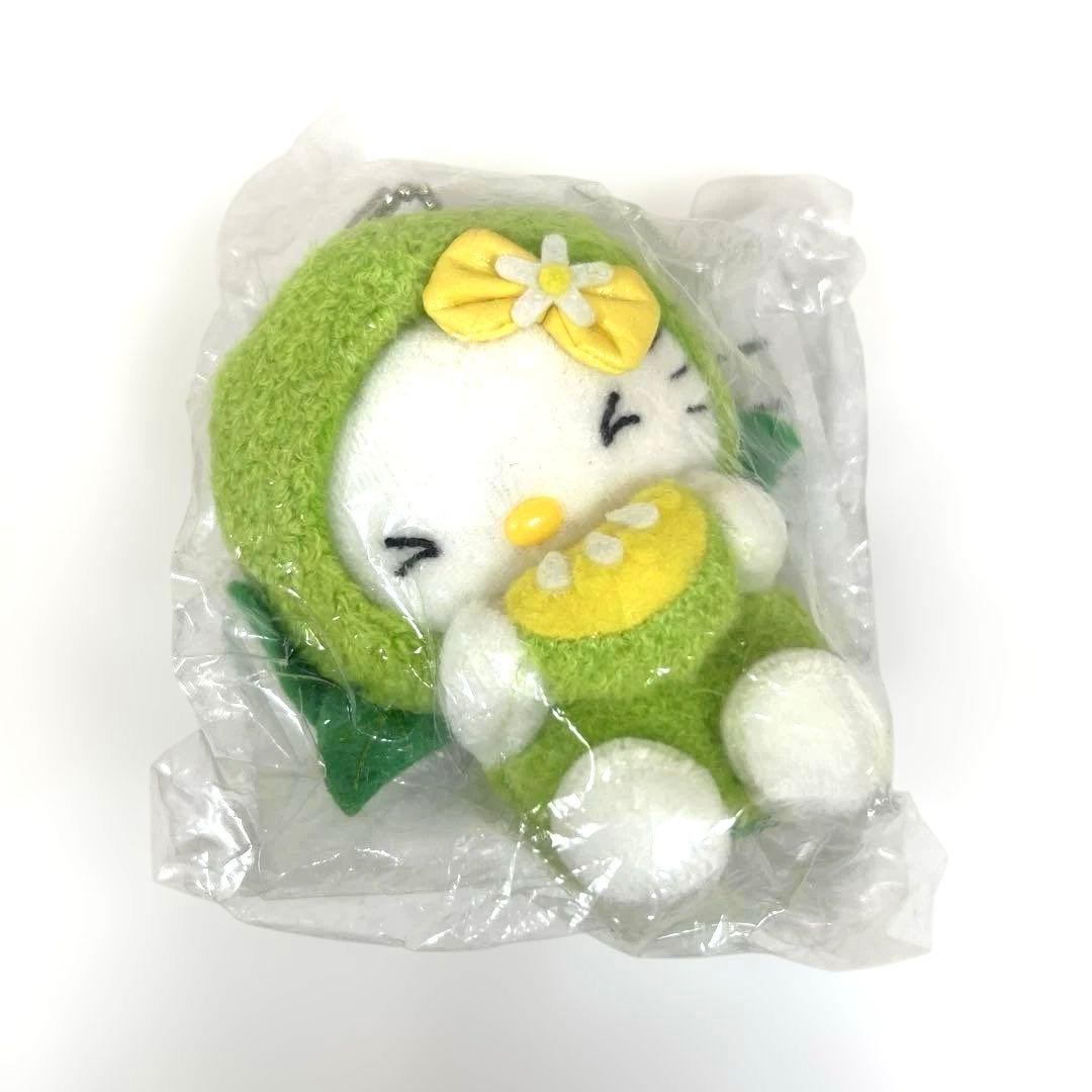 当時物　ご当地キティ　沖縄限定　シークワーサー　マスコット　キーホルダー