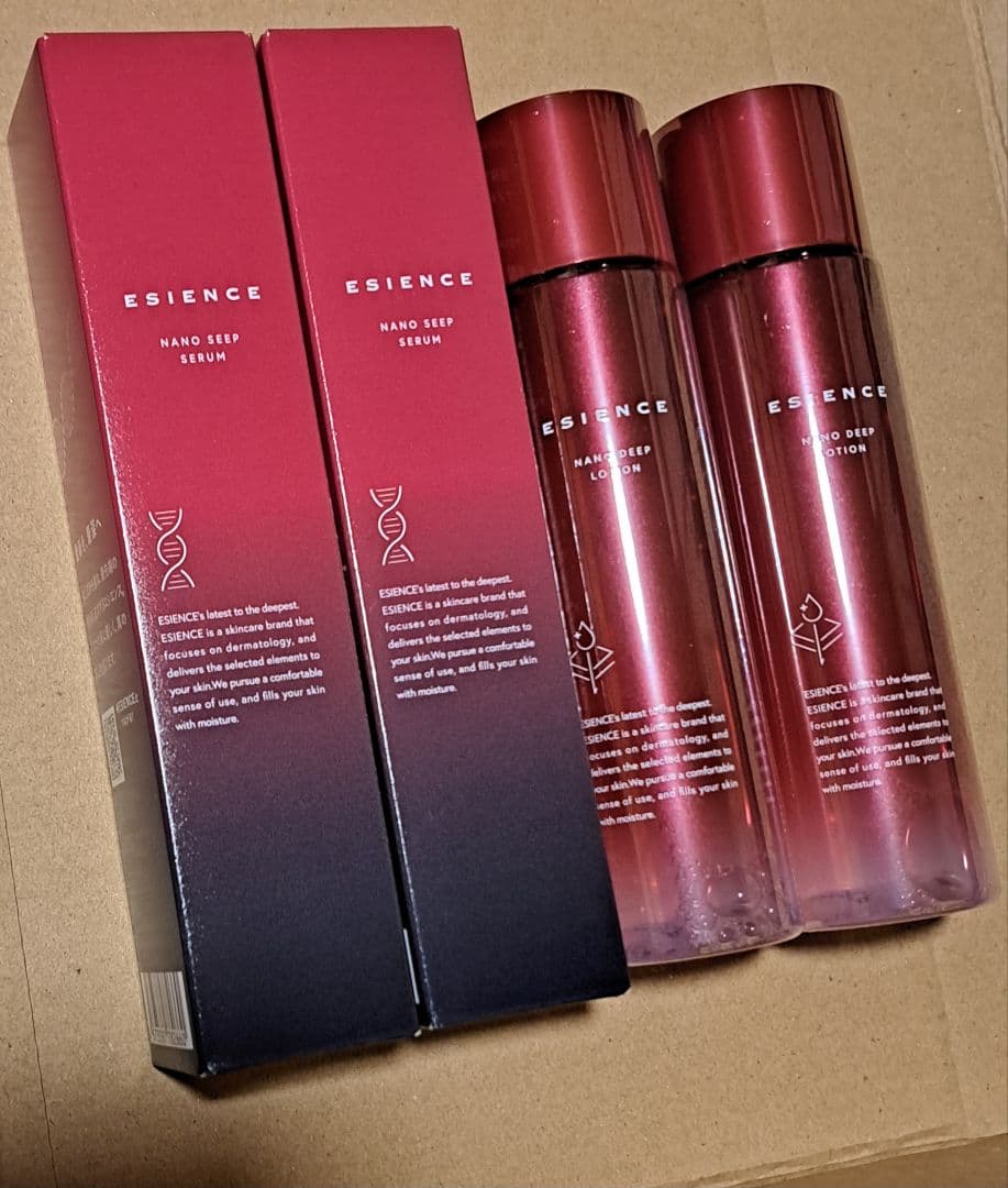 エシエンスナノディープセラム+ナノディープローション各2本セット