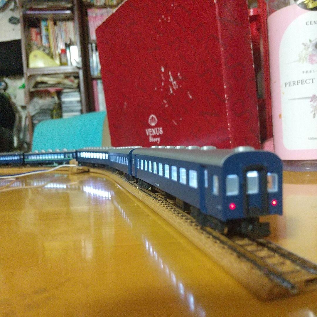 ◆KATOの室内灯つき/旧型客車 急行「かいもん」風 5両 オロ11入り ◇KATOの室内灯つき/旧型客車 急行「かいもん」風 5両 オロ11、スハニ