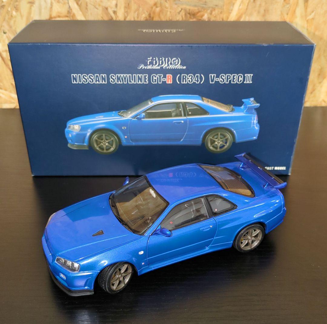 値下げ　エブロ 1/24 スカイライン GT-R R34 V スペックII