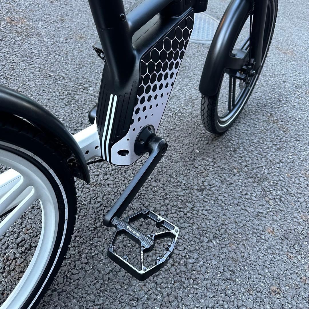 HONBIKE 電動アシスト自転車 前カゴ付走行142キロ - メルカリ