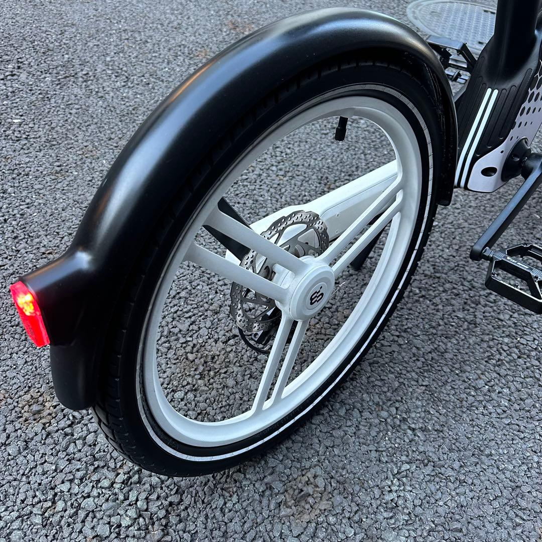 HONBIKE 電動アシスト自転車 前カゴ付走行142キロ - メルカリ