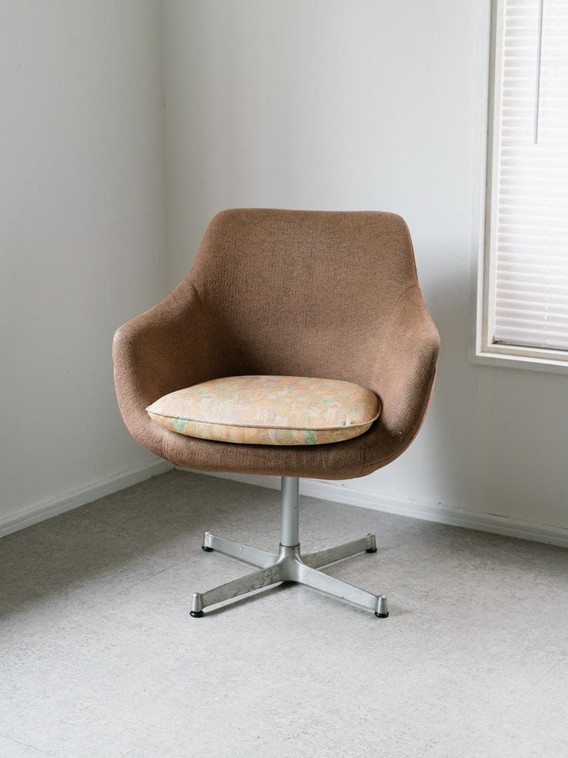 vintage 回転ラウンジチェア 1Pソファ ミッドセンチュリー レトロ