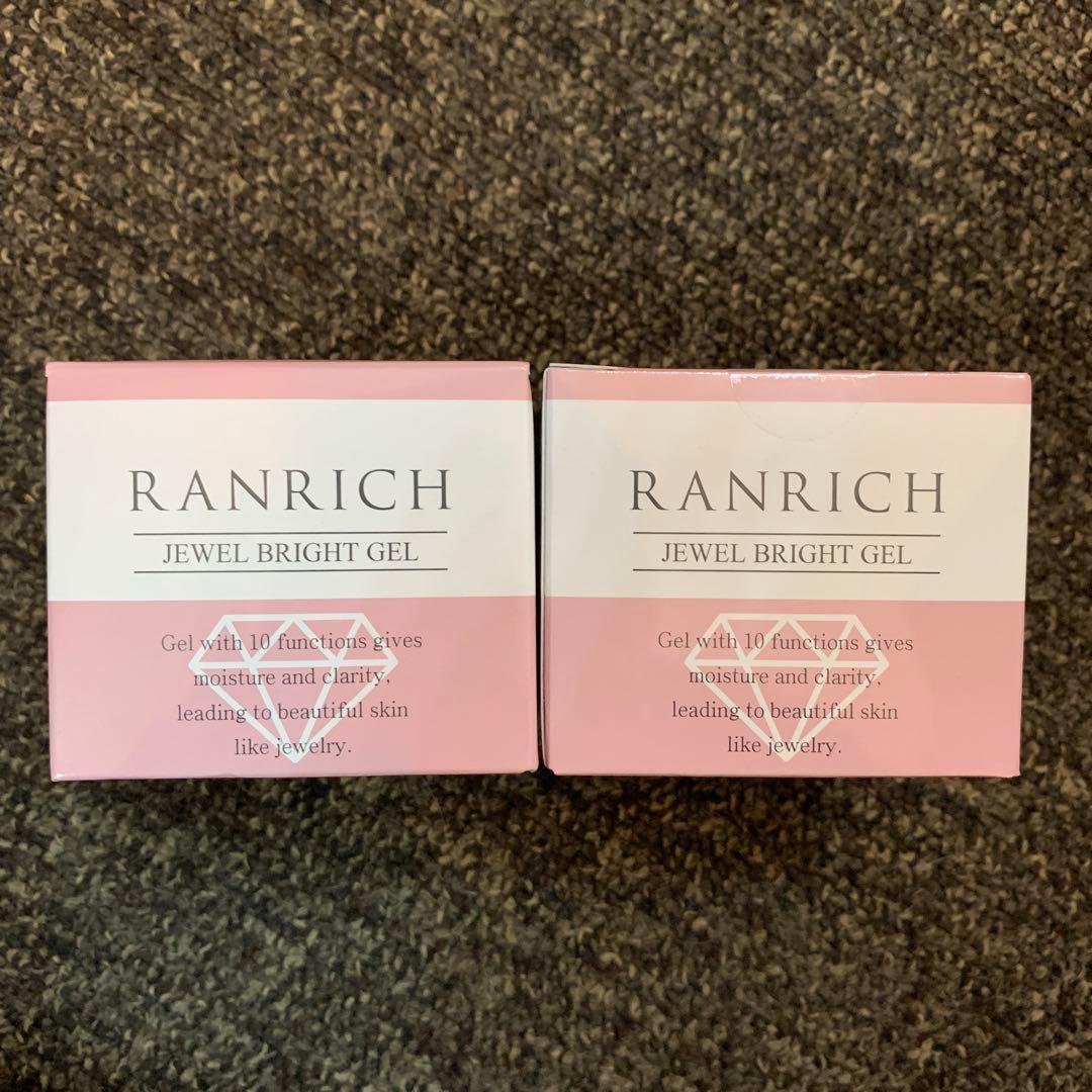 ランリッチ 美白オールインワン 宝石ジェル 50g 2個 Amazon.co.jp: 健康家族 薬用美白オールインワンジェル RANRICH 宝石