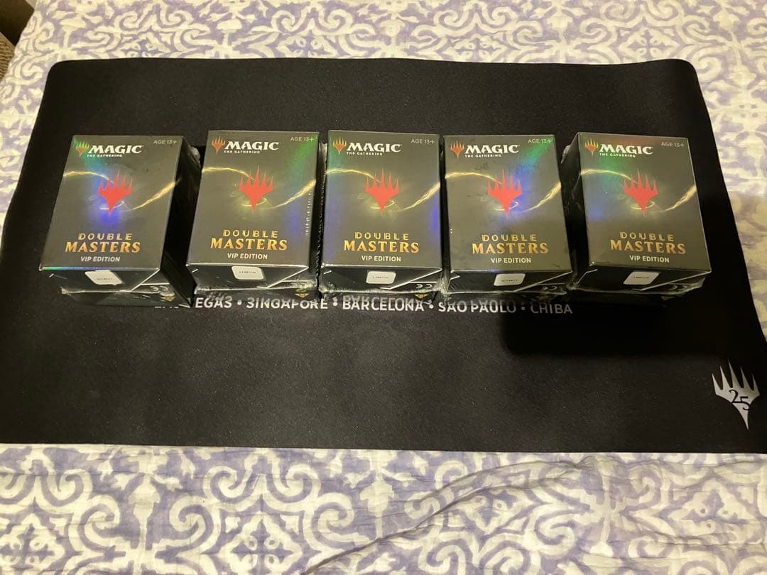 MTG ダブルマスターズVIP版　英語版　5BOX 新品未開封シュリンク付き