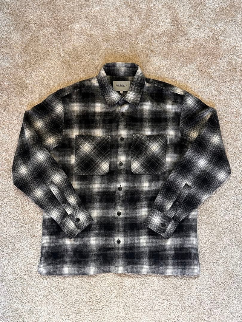 美品 カーハート carhartt ブラック チェック シャツ 楽天市場】CARHARTT カーハート チェック柄 長袖 シャツ ネルシャツ