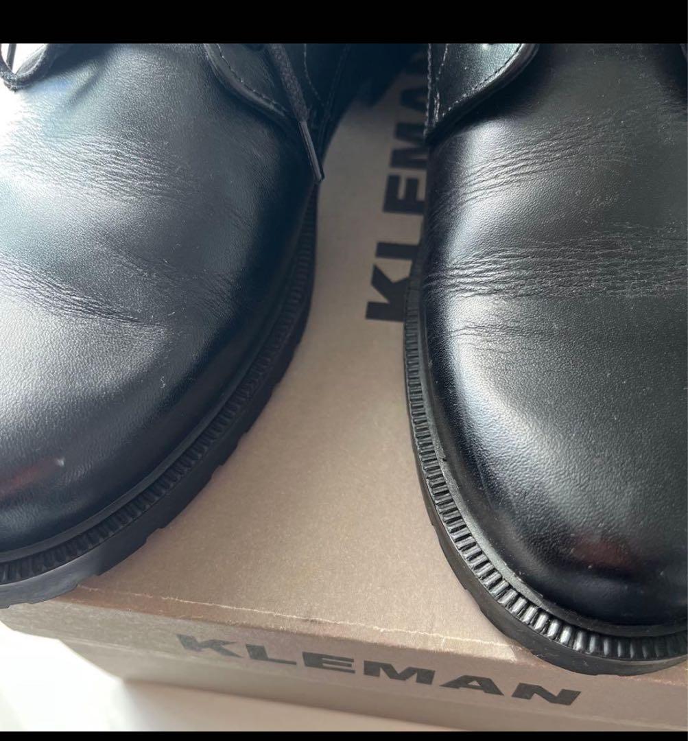 KLEMAN ブラックレザー DANON 25cm 39 Bshop - メルカリ