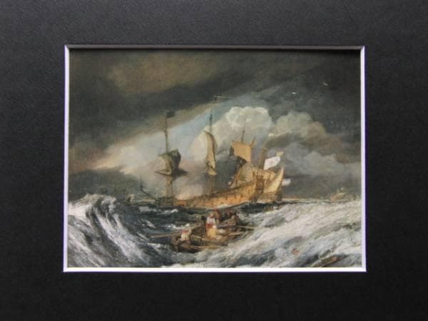 ジョゼフ・マロード・ウィリアム・ターナー、オランダの戦艦に錨と錨索