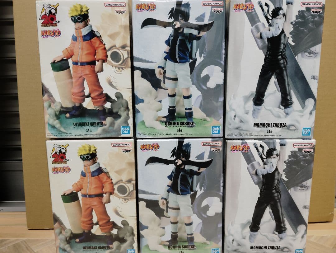 未開封　NARUTO ナルト　Memorable Saga　ナルト　サスケ 6体