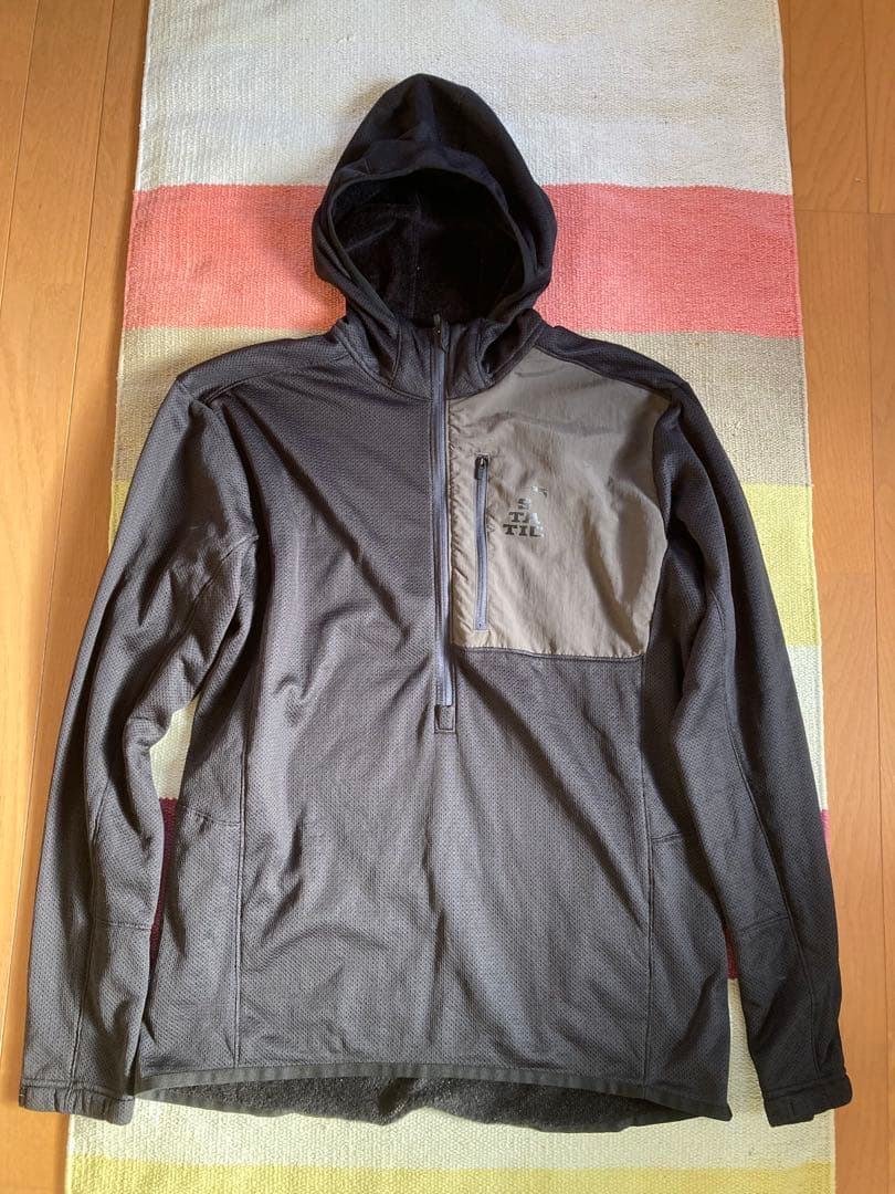 スタティック　アドリフト　ハーフジップフーディ　サイズM STATIC スタティック ADRIFT HALF ZIP HOODY アドリフト ハーフジップ