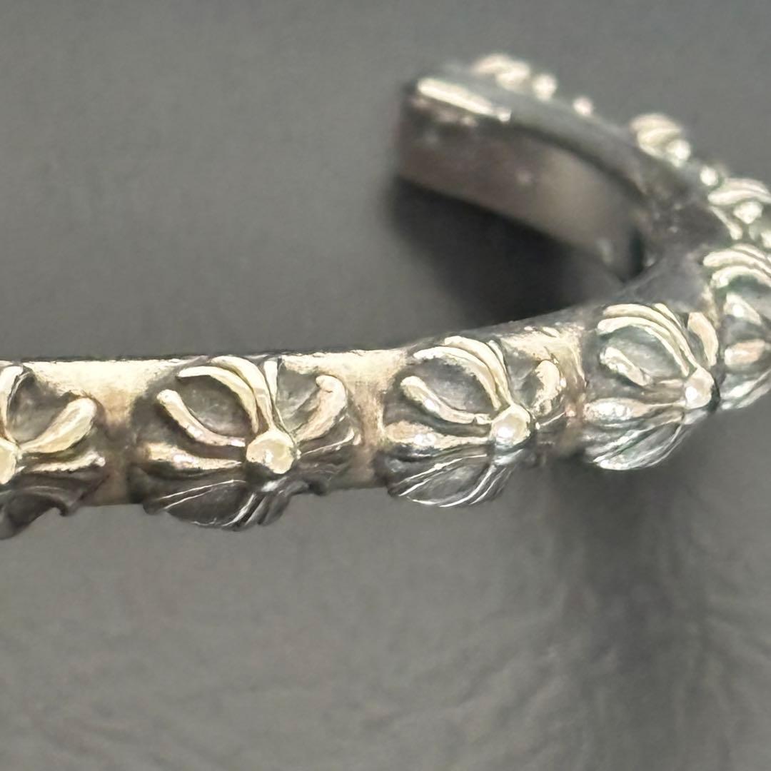 鑑定済☆ クロムハーツ クロスバンド バングル 13センチ CH11 - メルカリ