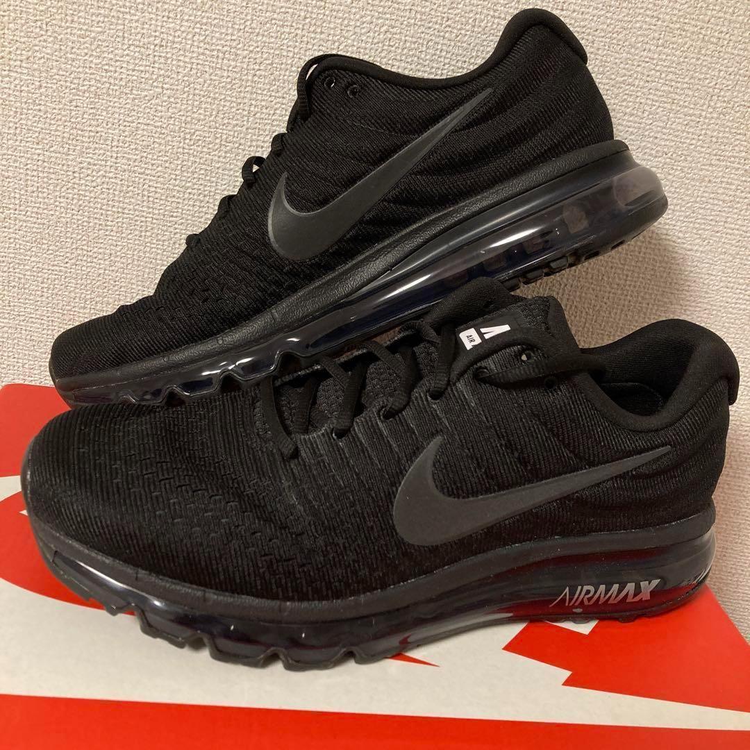 【新品未使用】NIKE AIR MAX 2017 トリプルブラック 25.5cm