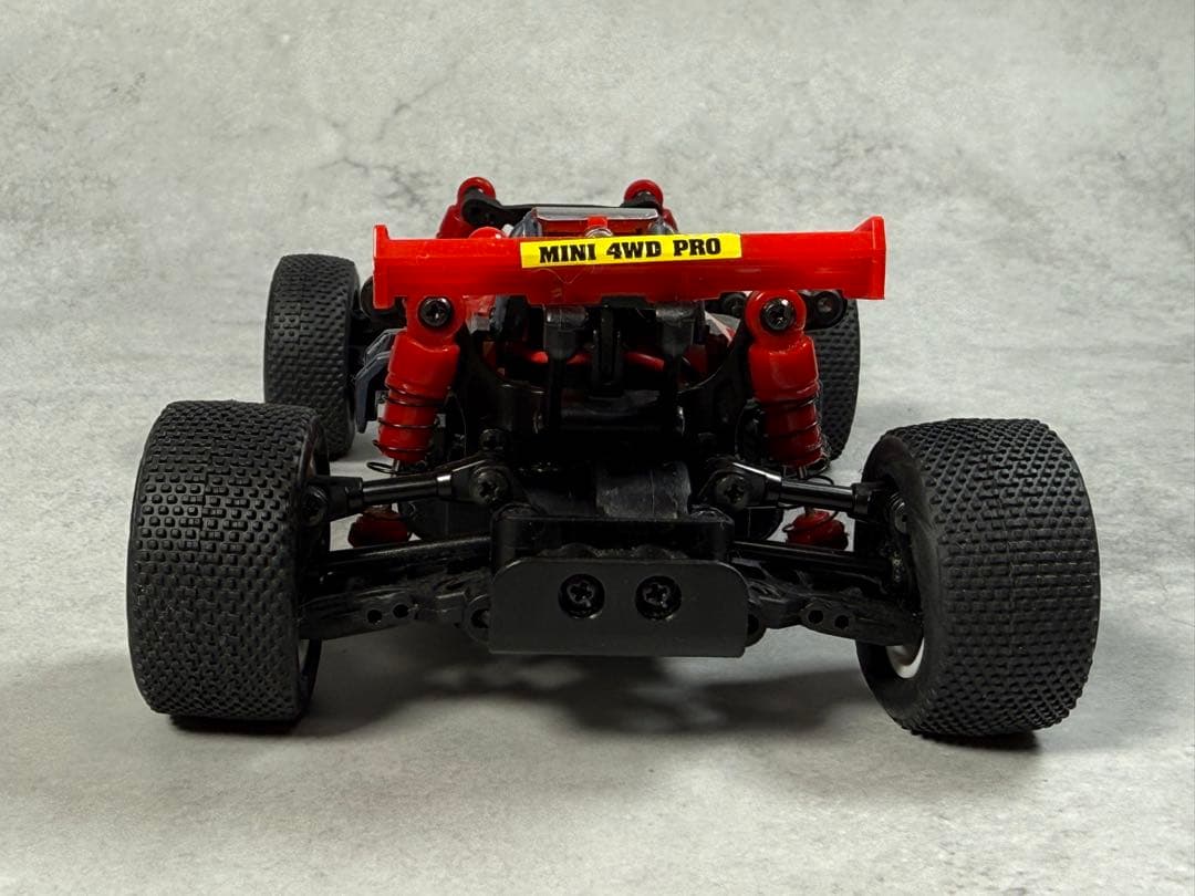 京商 ミニッツバギー MB-010 改造ミニ四駆ホットショットボディ付き