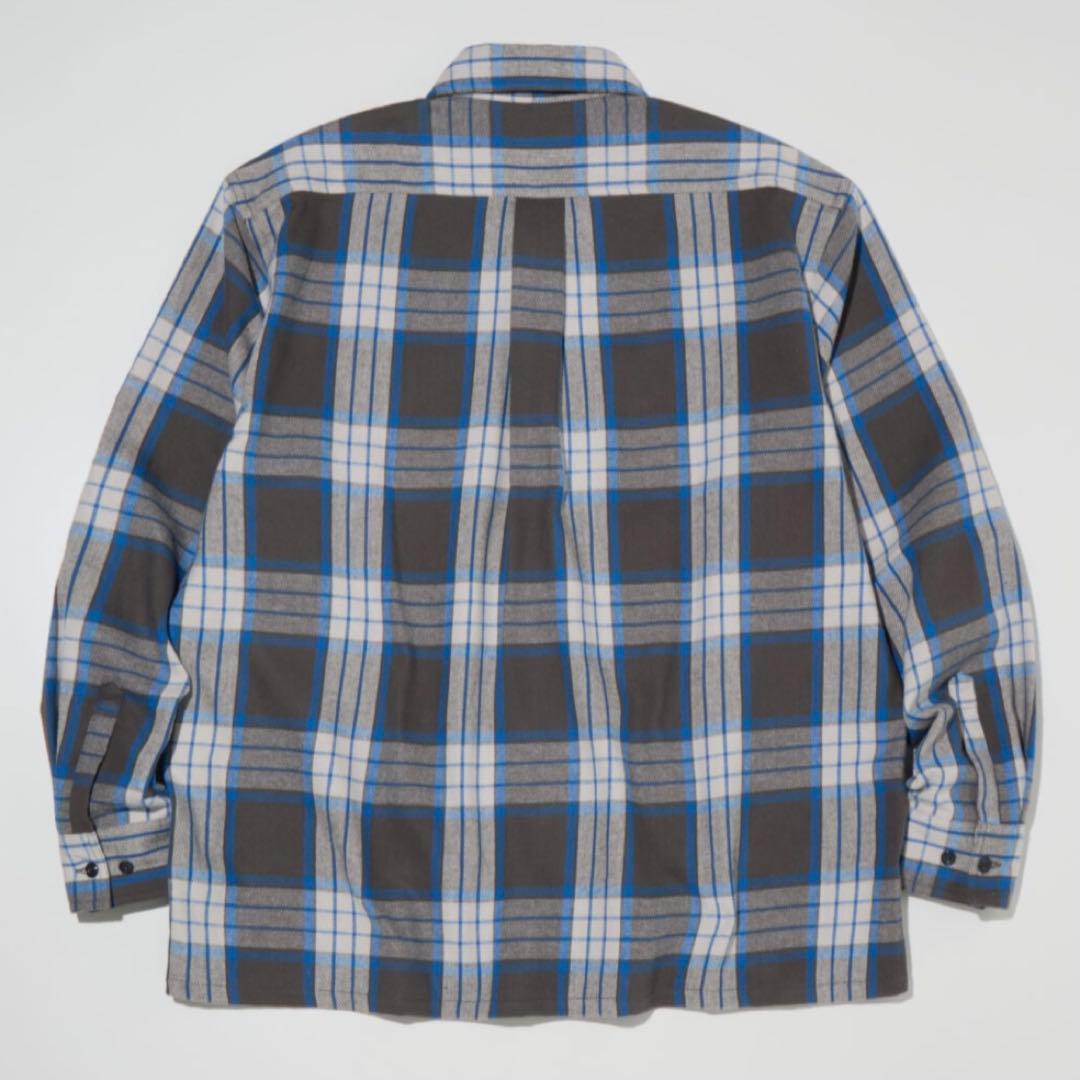 完売品】【美品】RADIALL Straight Up ネルシャツ ブルー M - メルカリ