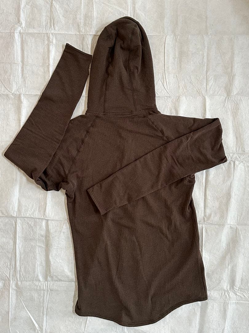 アンサー4 パワーグリッド フルジップフーディ（ブラウン）Mサイズ