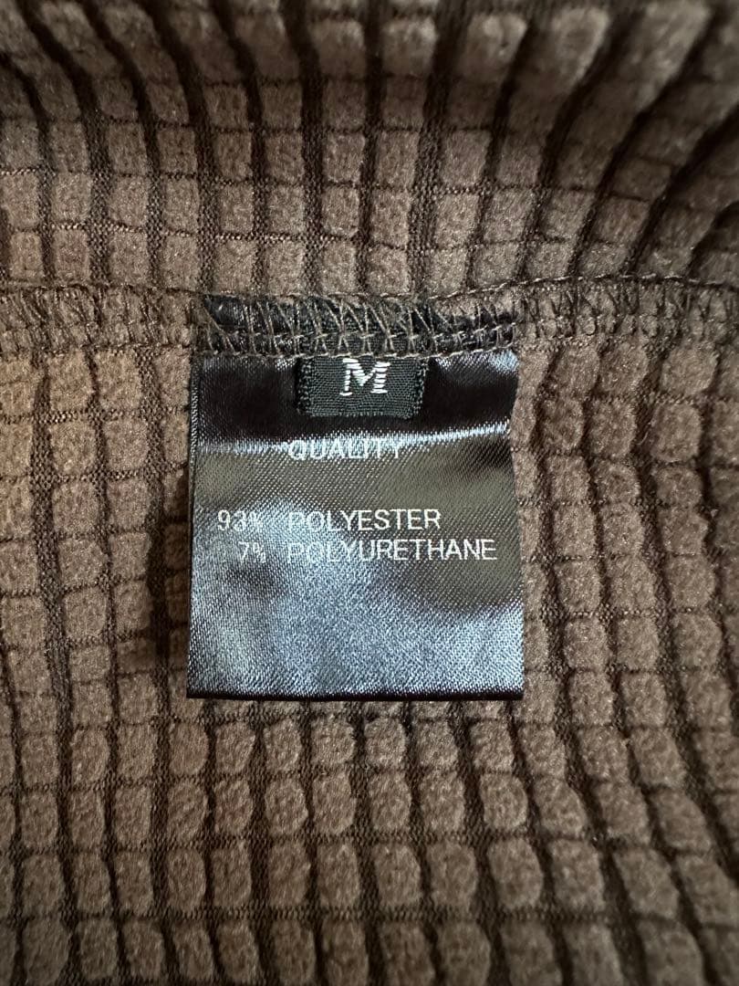 アンサー4 パワーグリッド フルジップフーディ（ブラウン）Mサイズ