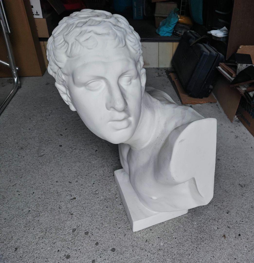 古代ギリシャ風 ホワイトバスト彫刻　石膏像 新ミニ置物石膏像ギリシャ神話有名人有名な彫刻描画練習石膏バスト肖像