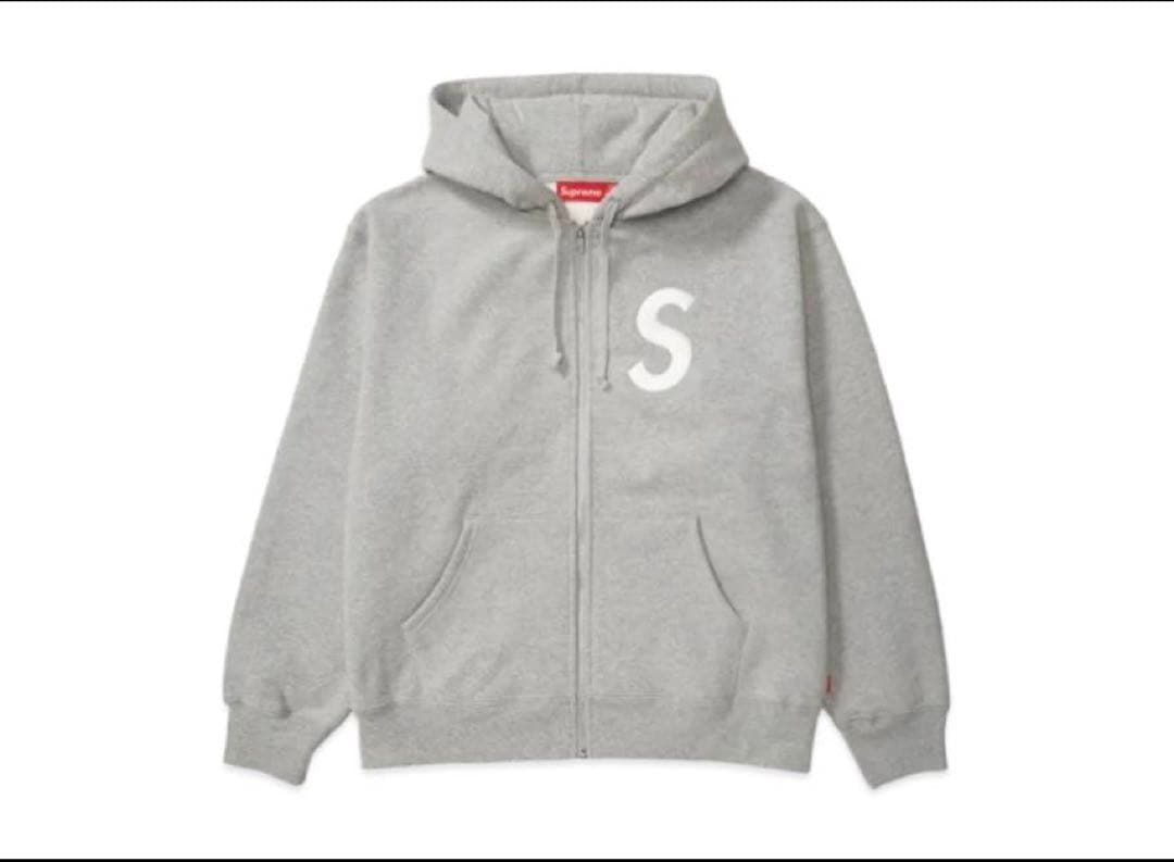 Supreme Sロゴ　ジップアップパーカー　新品未使用