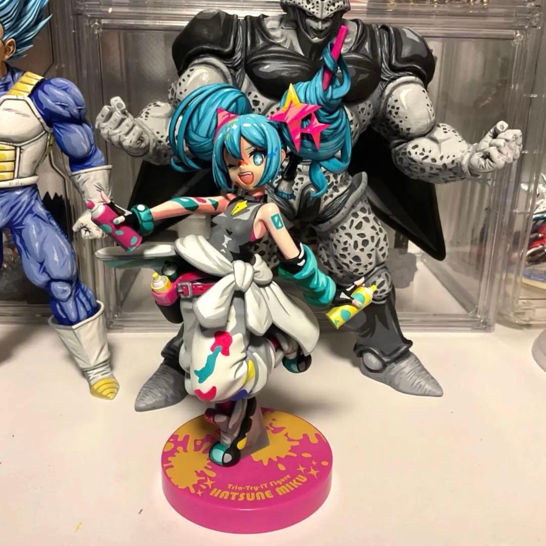 初音ミク FuRyu ペイントガール リペイント フィギュア 二次元彩色