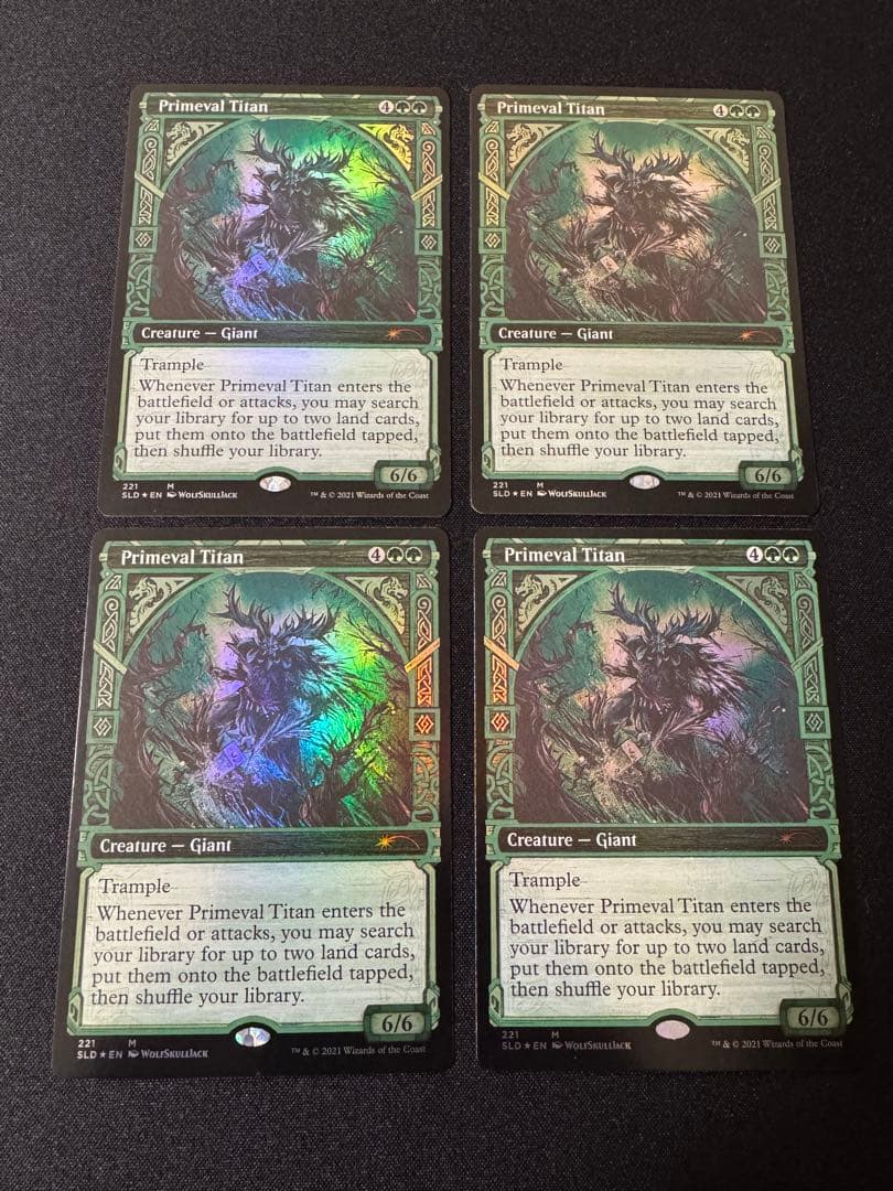 MTG 原始のタイタン Secret Lair ショーケースFoil 4枚セット MTG】Secret Lair ダンジョンズ＆ドラゴンズ「Roll for Initiative