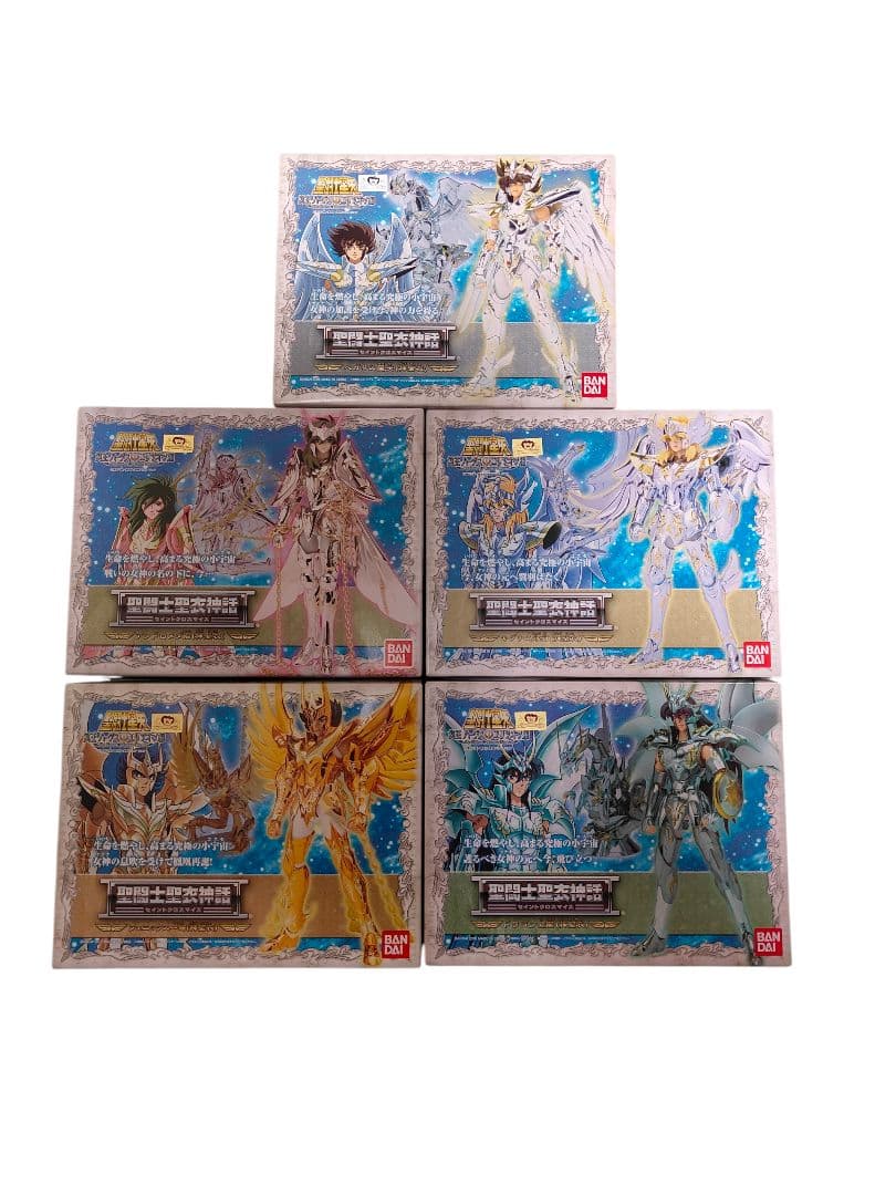 聖闘士聖衣神話　神聖衣　5体セット セイントクロスマイス おまけ付き 聖闘士星矢
