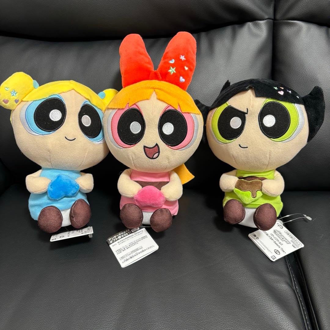 パワーパフ ガールズ ラウンドワン限定 おすわりぬいぐるみ - メルカリ