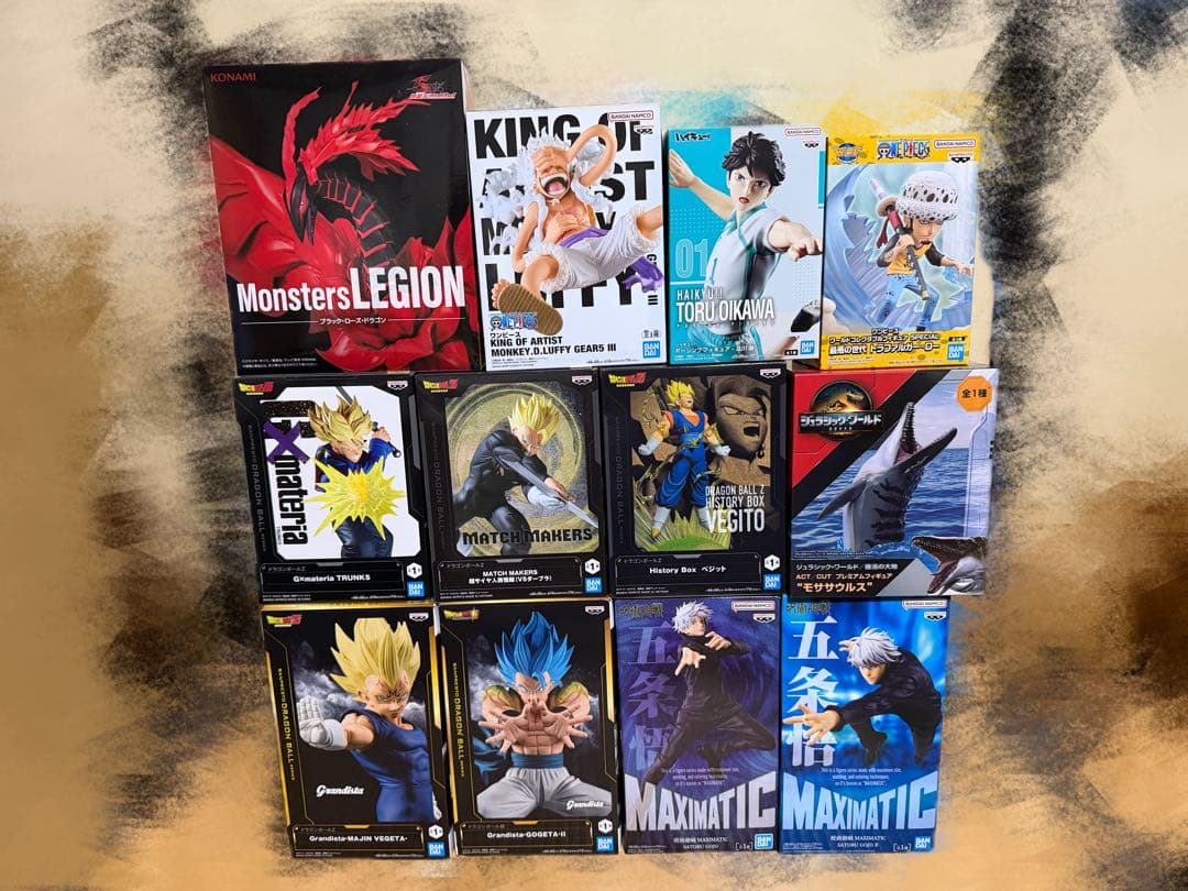 プライズ フィギュア 12体セット 少年漫画 ワンピース ドラゴンボール