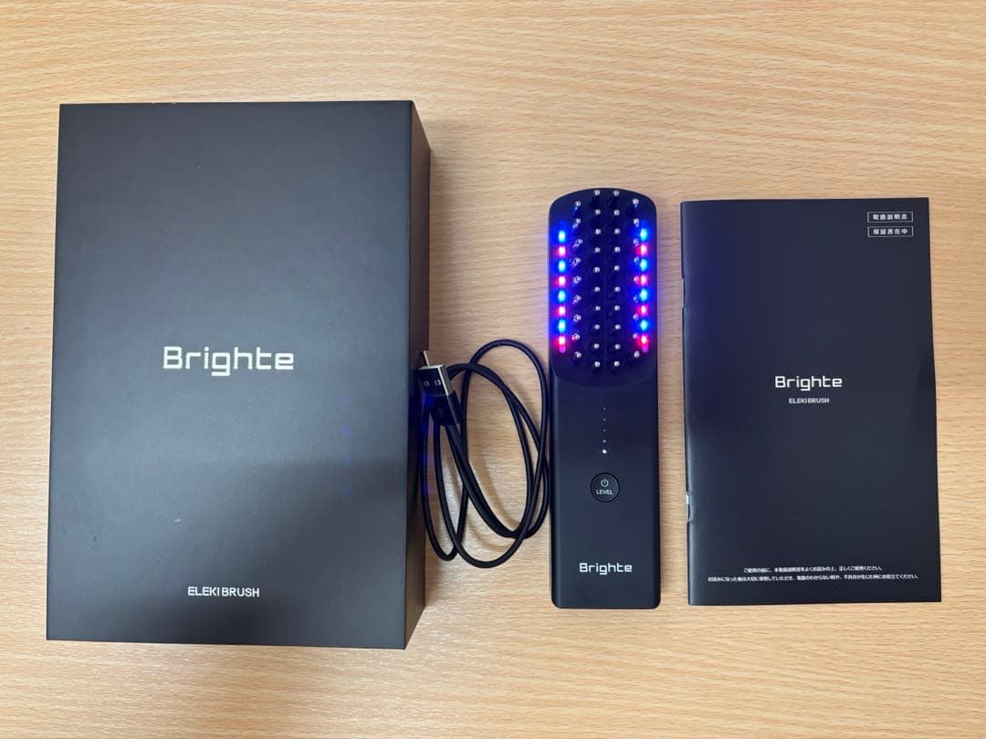 Brighte ELEKIBRUSH 美顔器　ブライト　エレキブラシ EVERBright Brighte ブライト ブラシ型美顔器 ELEKI BRUSH+ BRT-FSB180