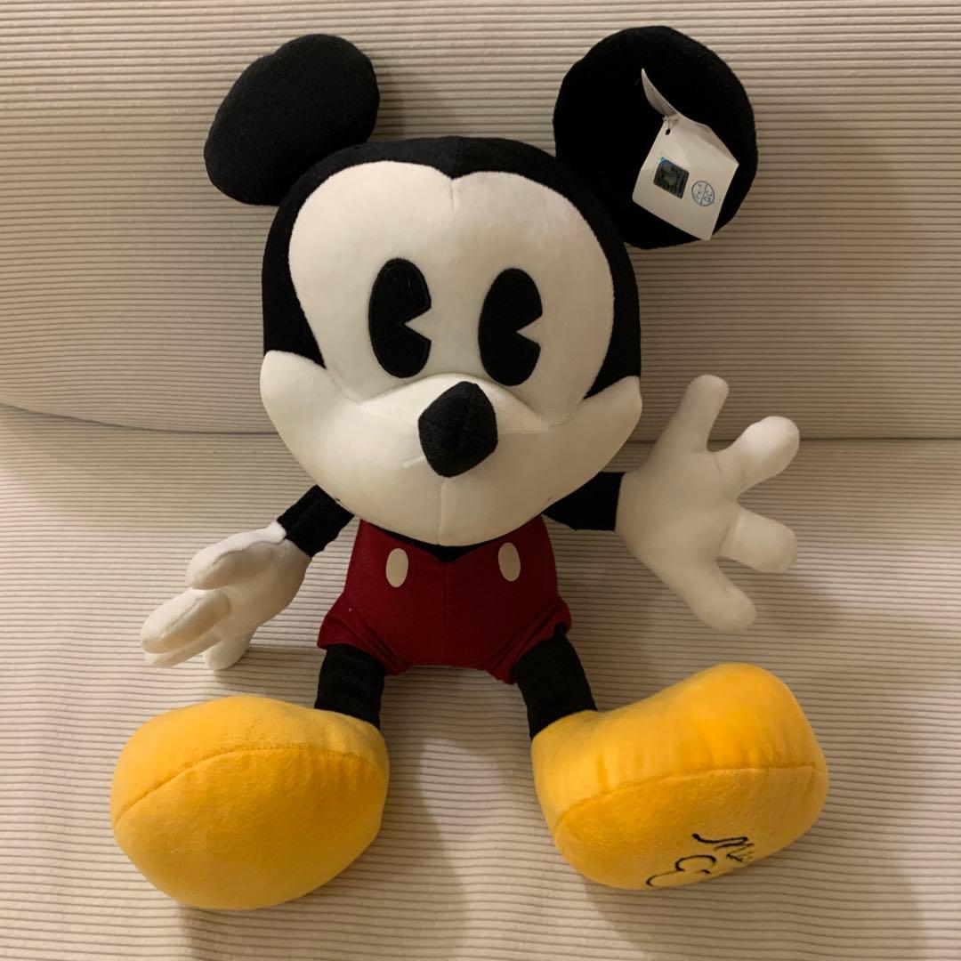 ディズニー クラシックミッキー ぬいぐるみ（レトロデザイン） - メルカリ