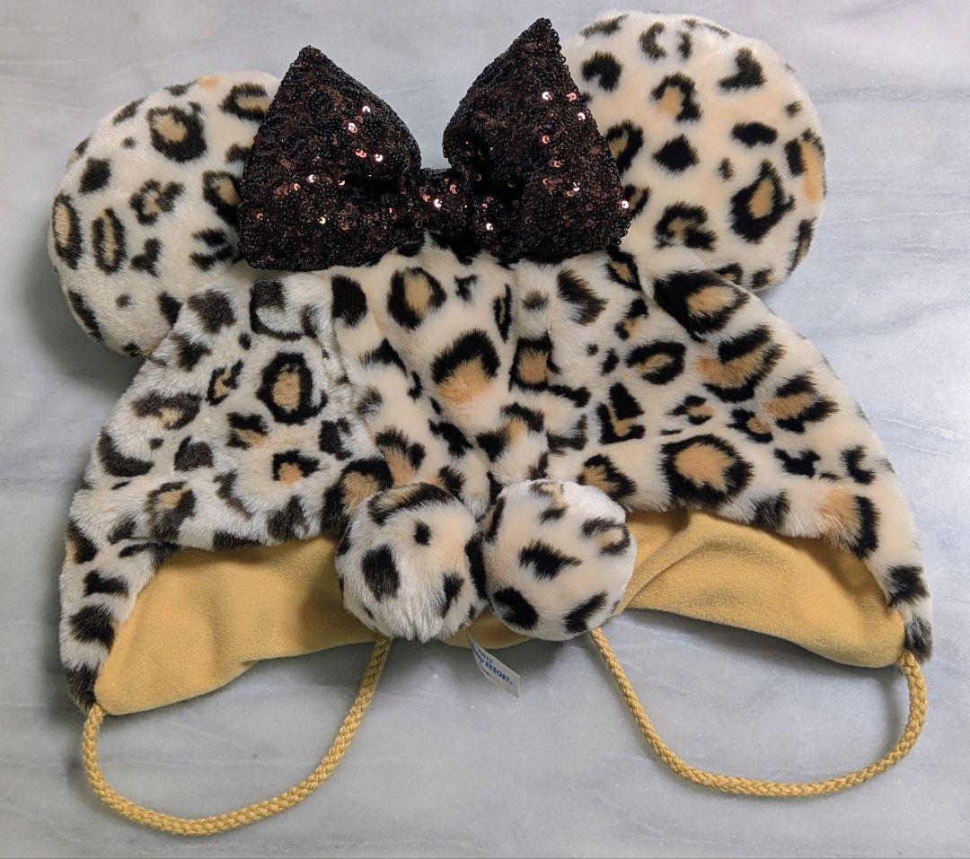 ファンキャップミニー ヒョウ柄茶色レオパード☆新品タグ付き